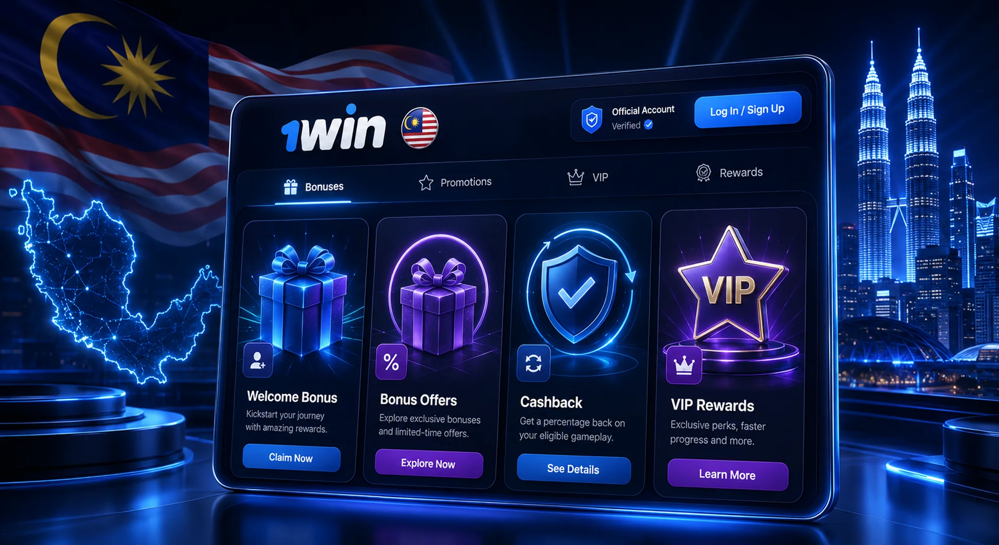 Main 1win Bonus Offers