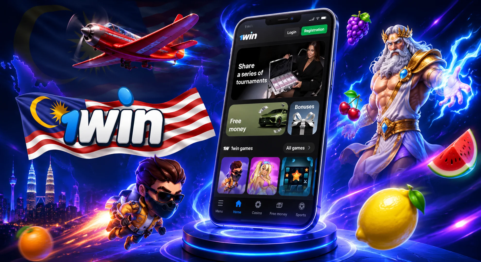 1win app mobile play Malaysia
