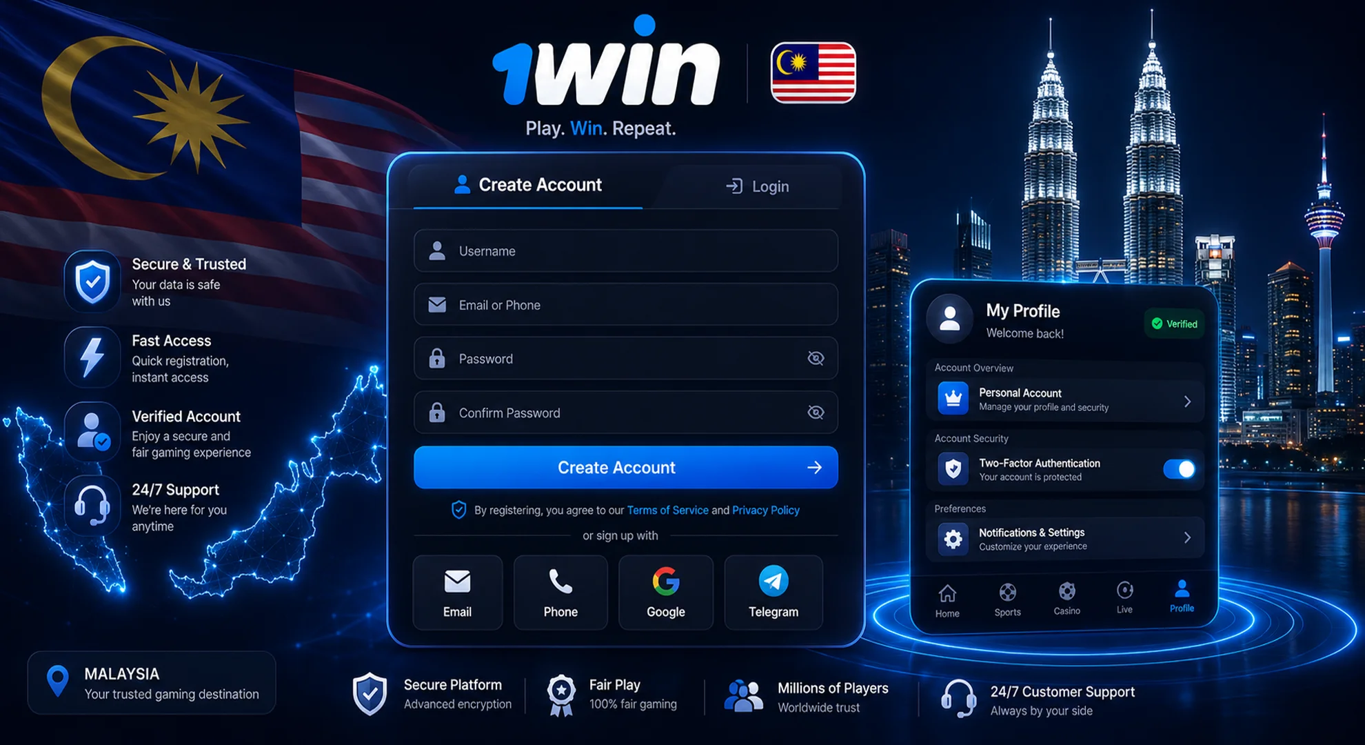 1win Sign Up